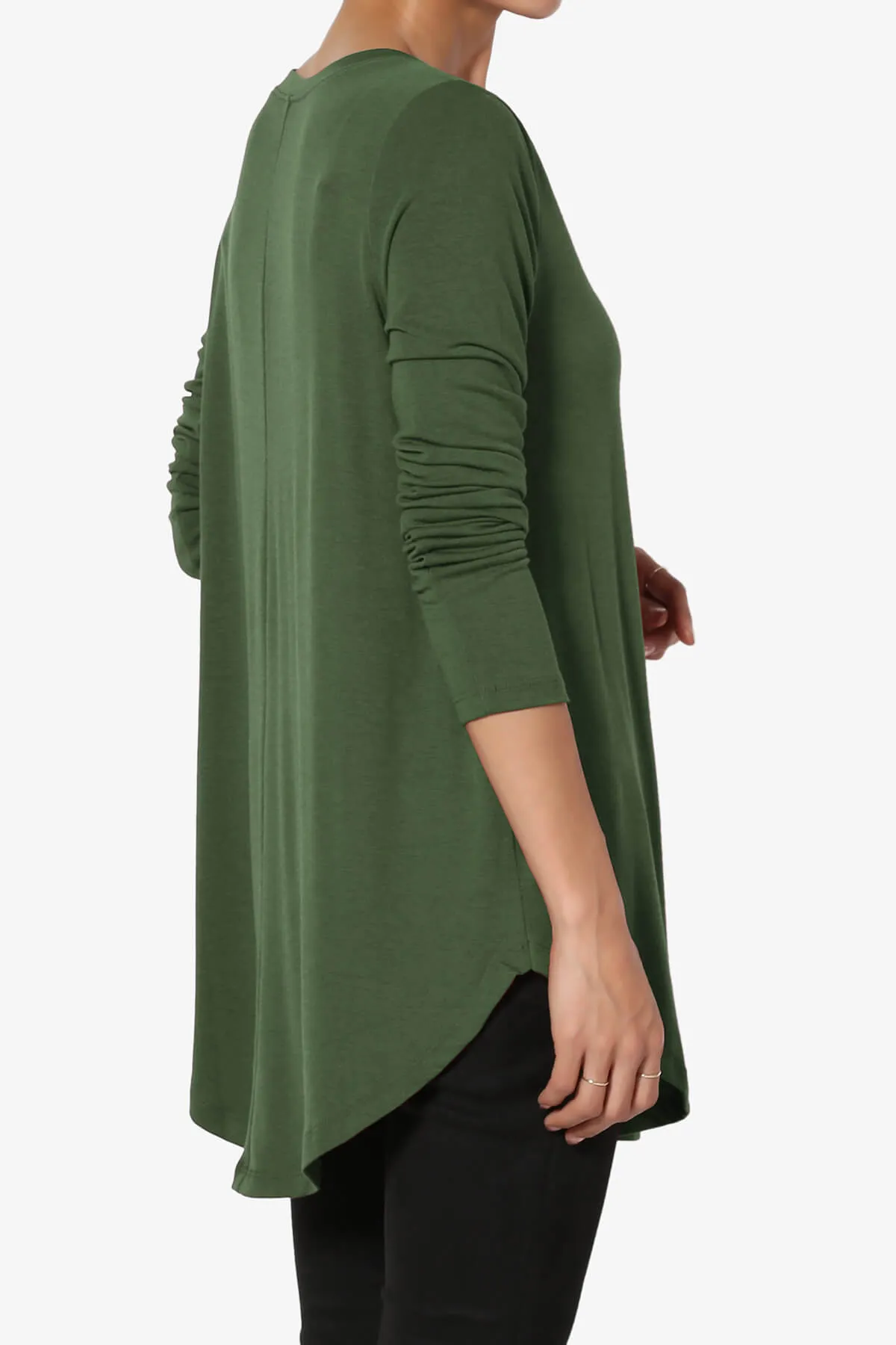 Ramada Long Sleeve Flowy Jersey Top