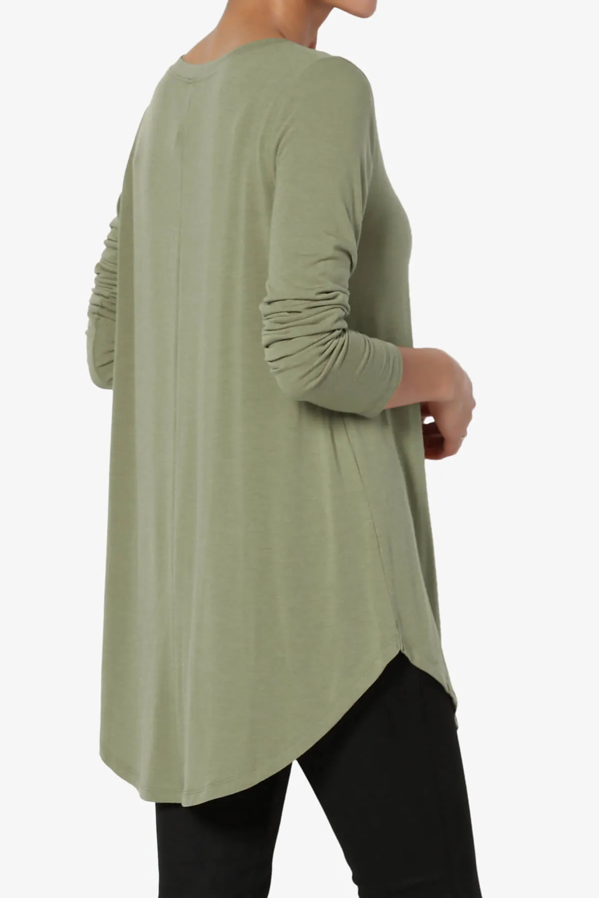 Ramada Long Sleeve Flowy Jersey Top