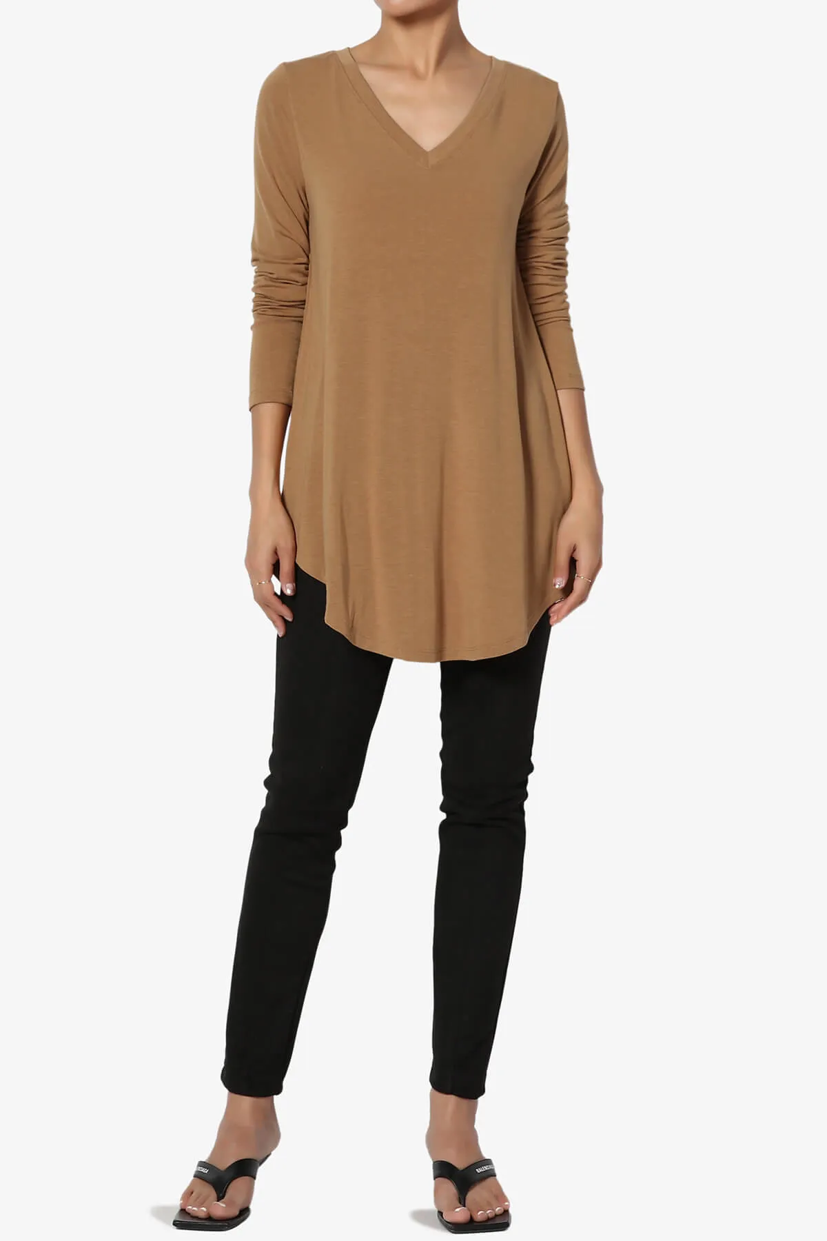Ramada Long Sleeve Flowy Jersey Top