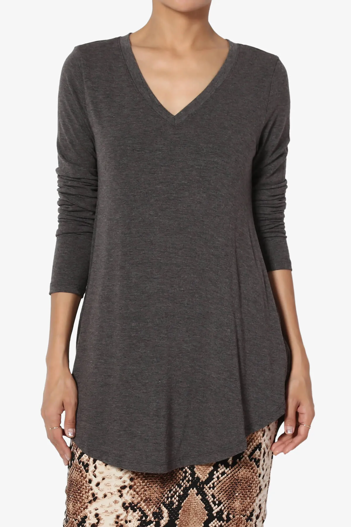 Ramada Long Sleeve Flowy Jersey Top