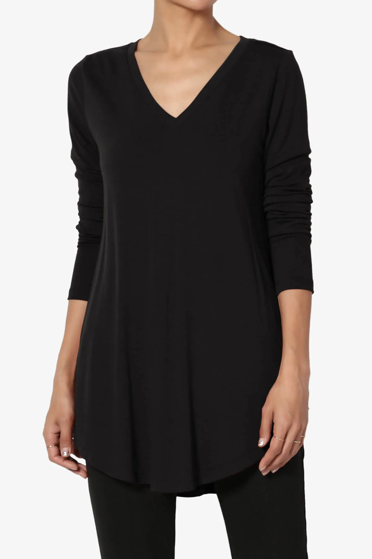 Ramada Long Sleeve Flowy Jersey Top