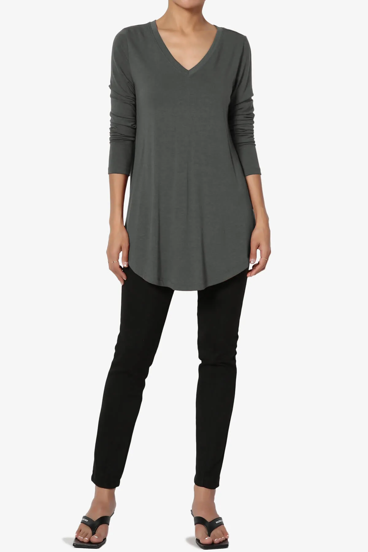 Ramada Long Sleeve Flowy Jersey Top