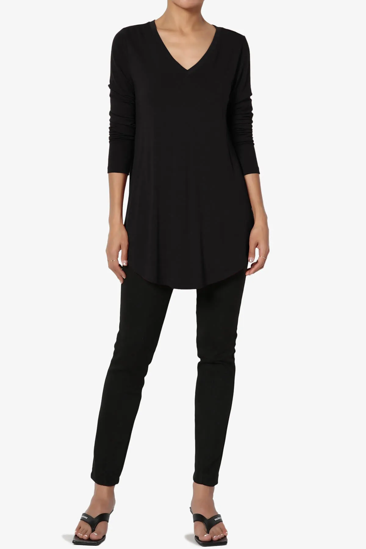Ramada Long Sleeve Flowy Jersey Top