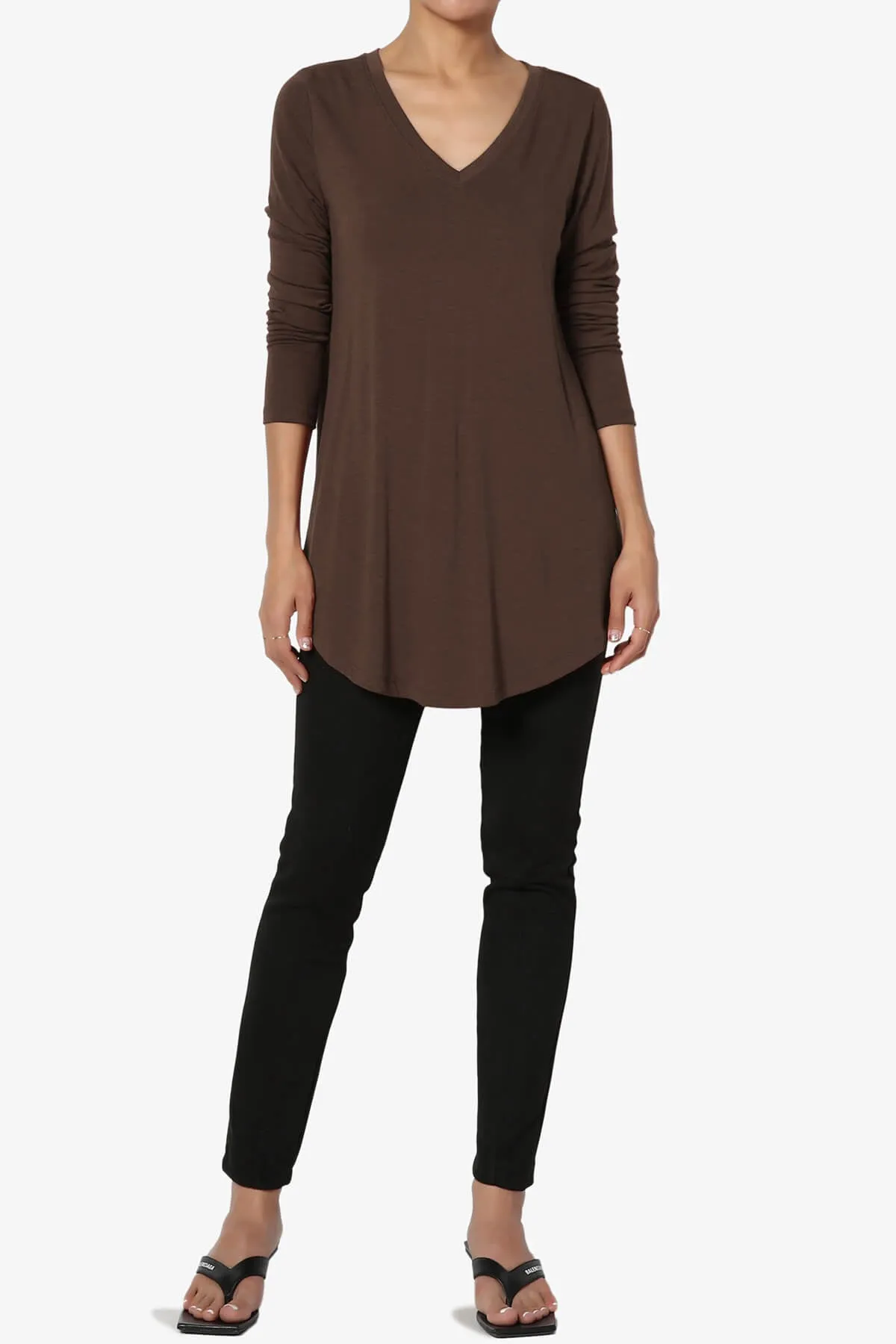 Ramada Long Sleeve Flowy Jersey Top