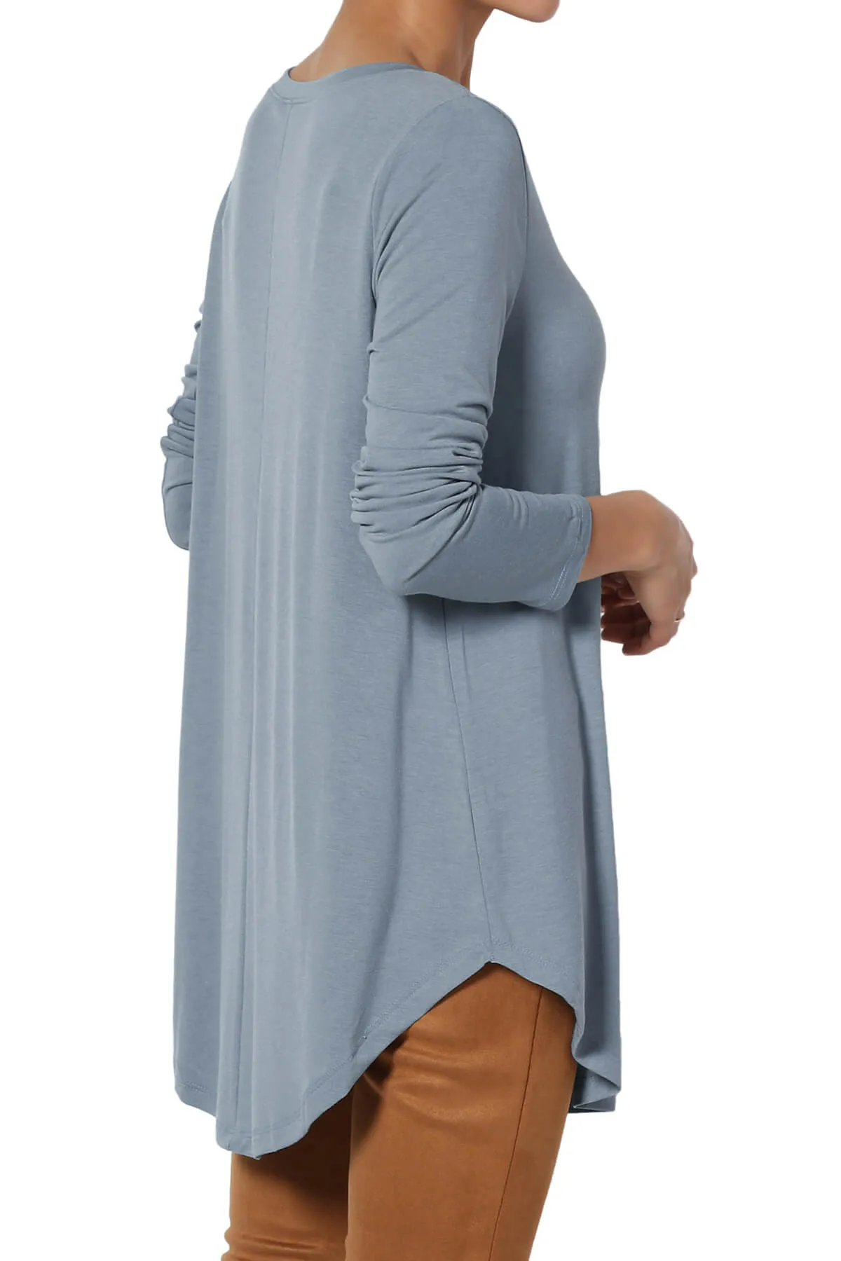 Ramada Long Sleeve Flowy Jersey Top