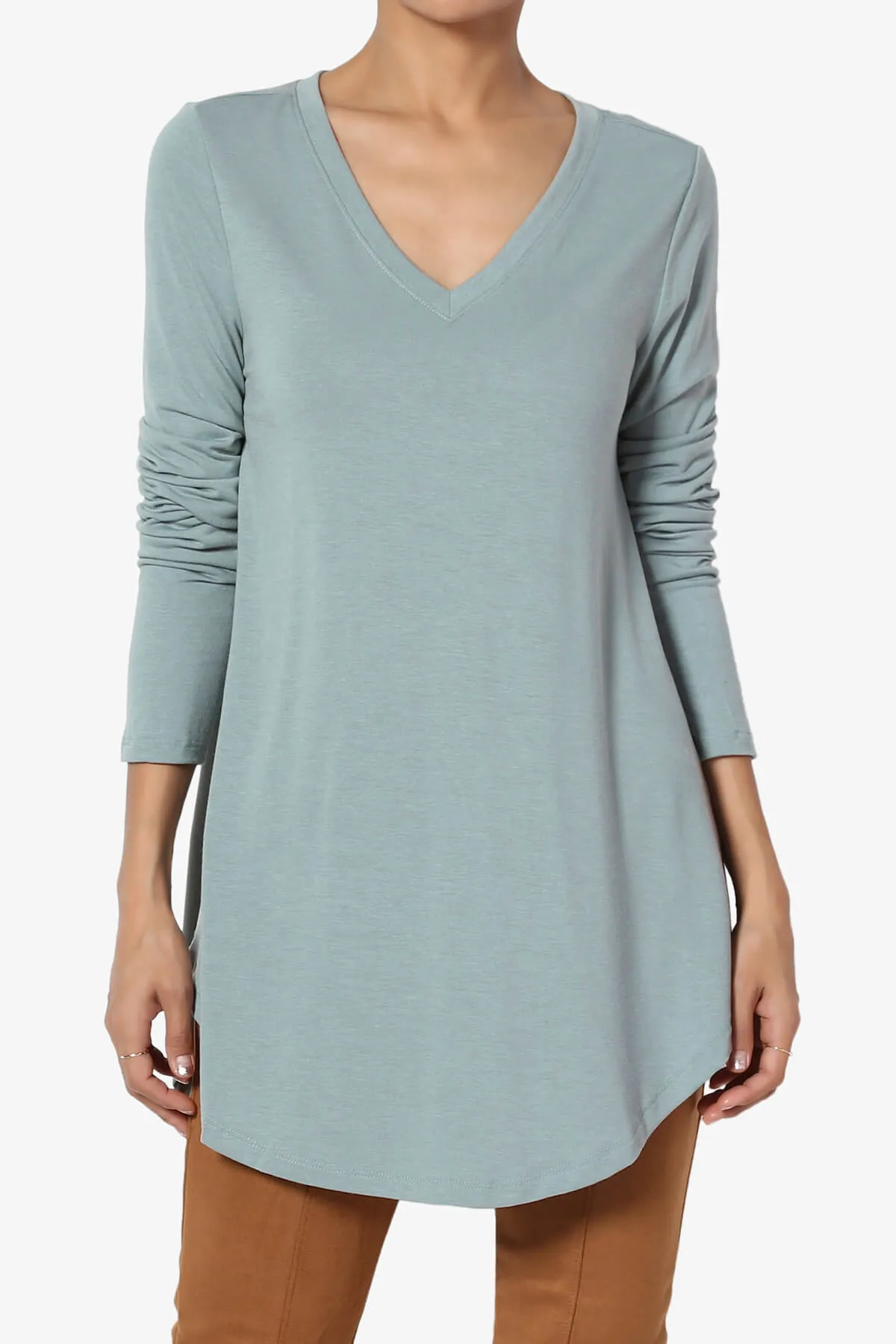 Ramada Long Sleeve Flowy Jersey Top