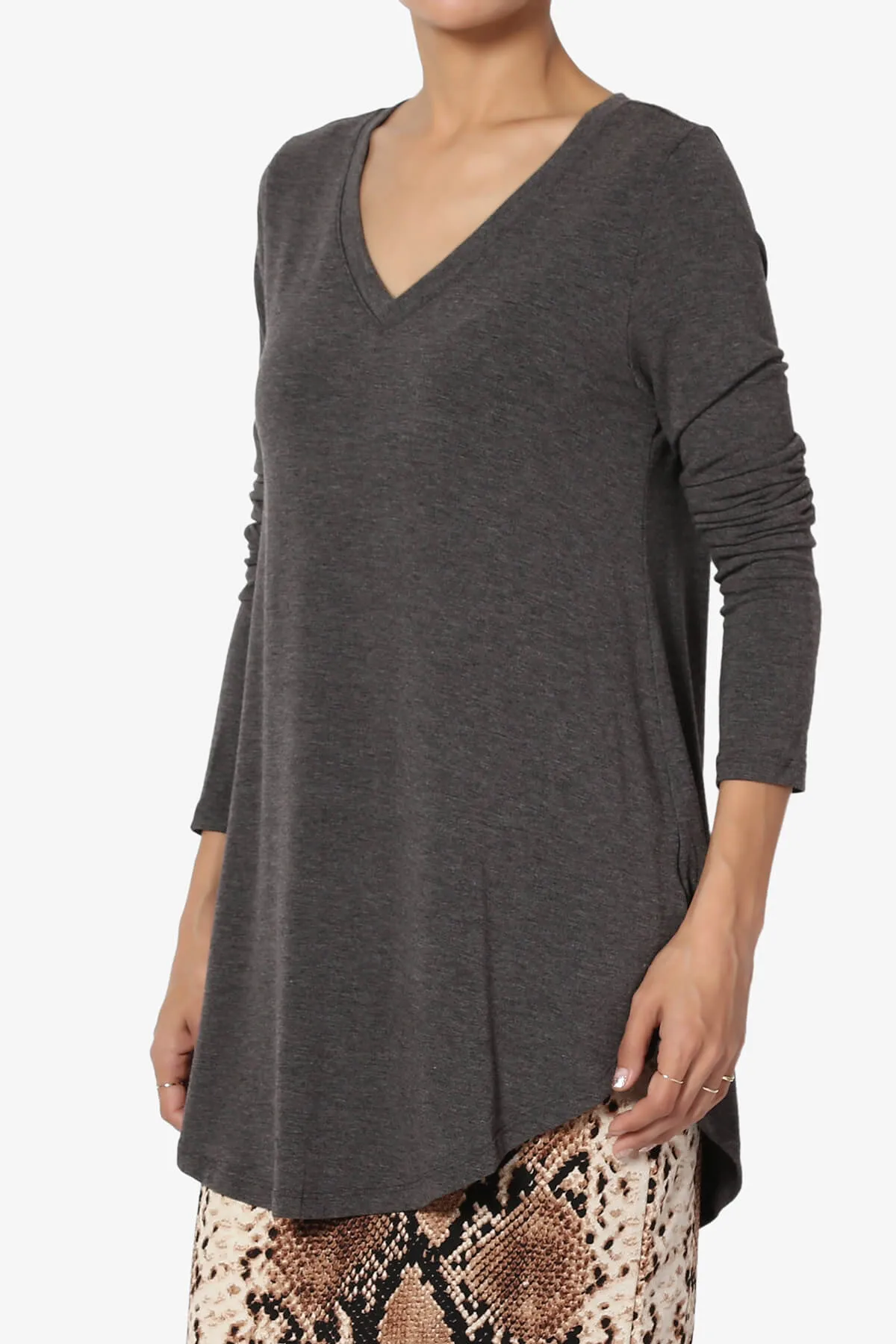 Ramada Long Sleeve Flowy Jersey Top