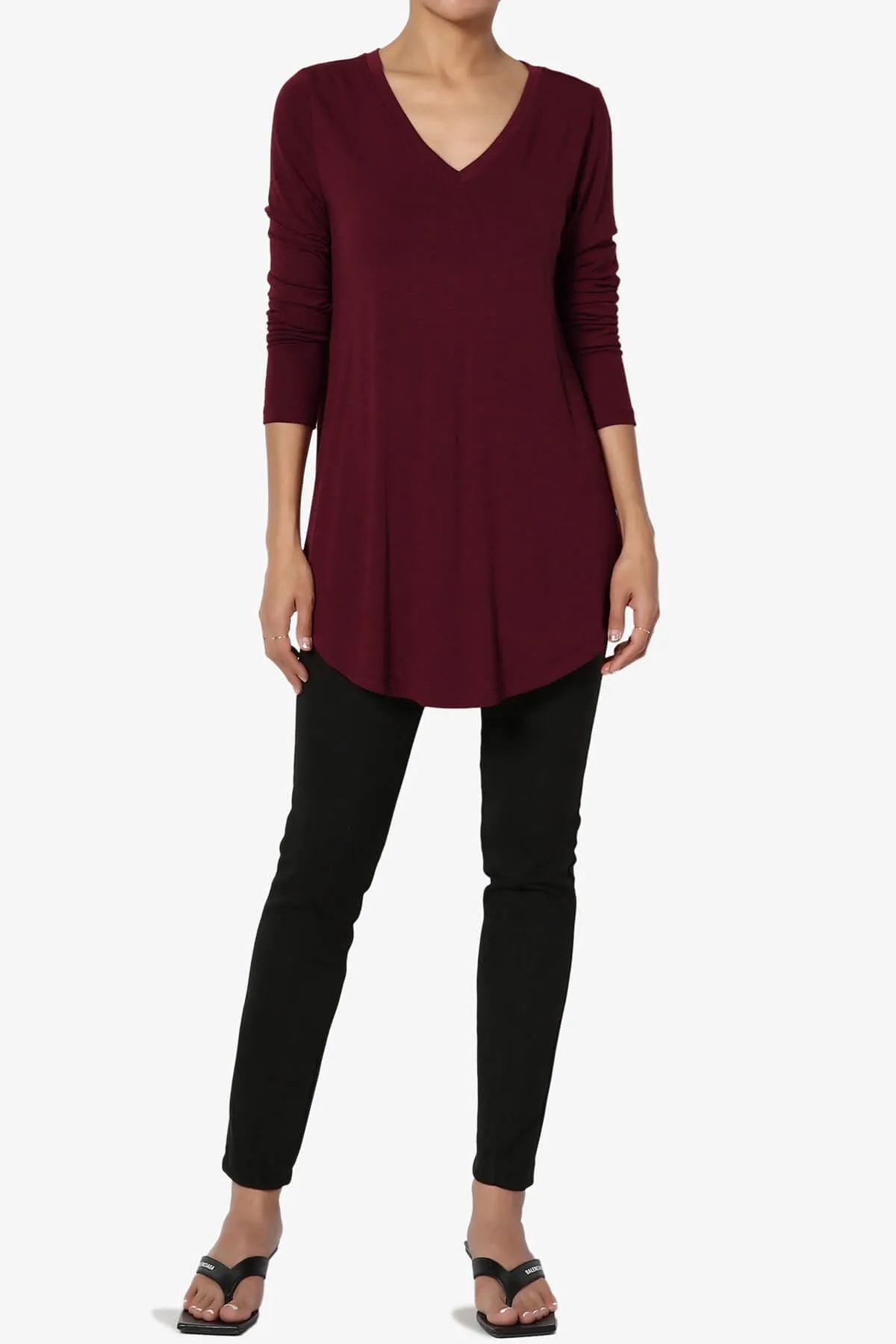 Ramada Long Sleeve Flowy Jersey Top