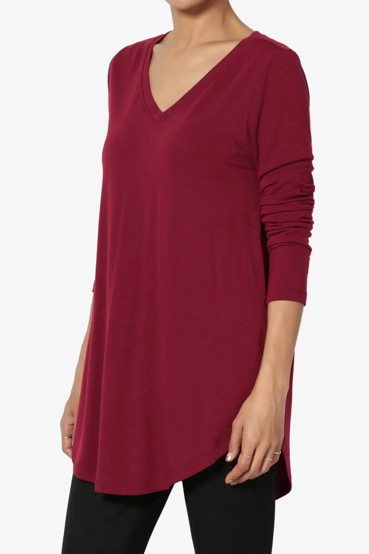 Ramada Long Sleeve Flowy Jersey Top