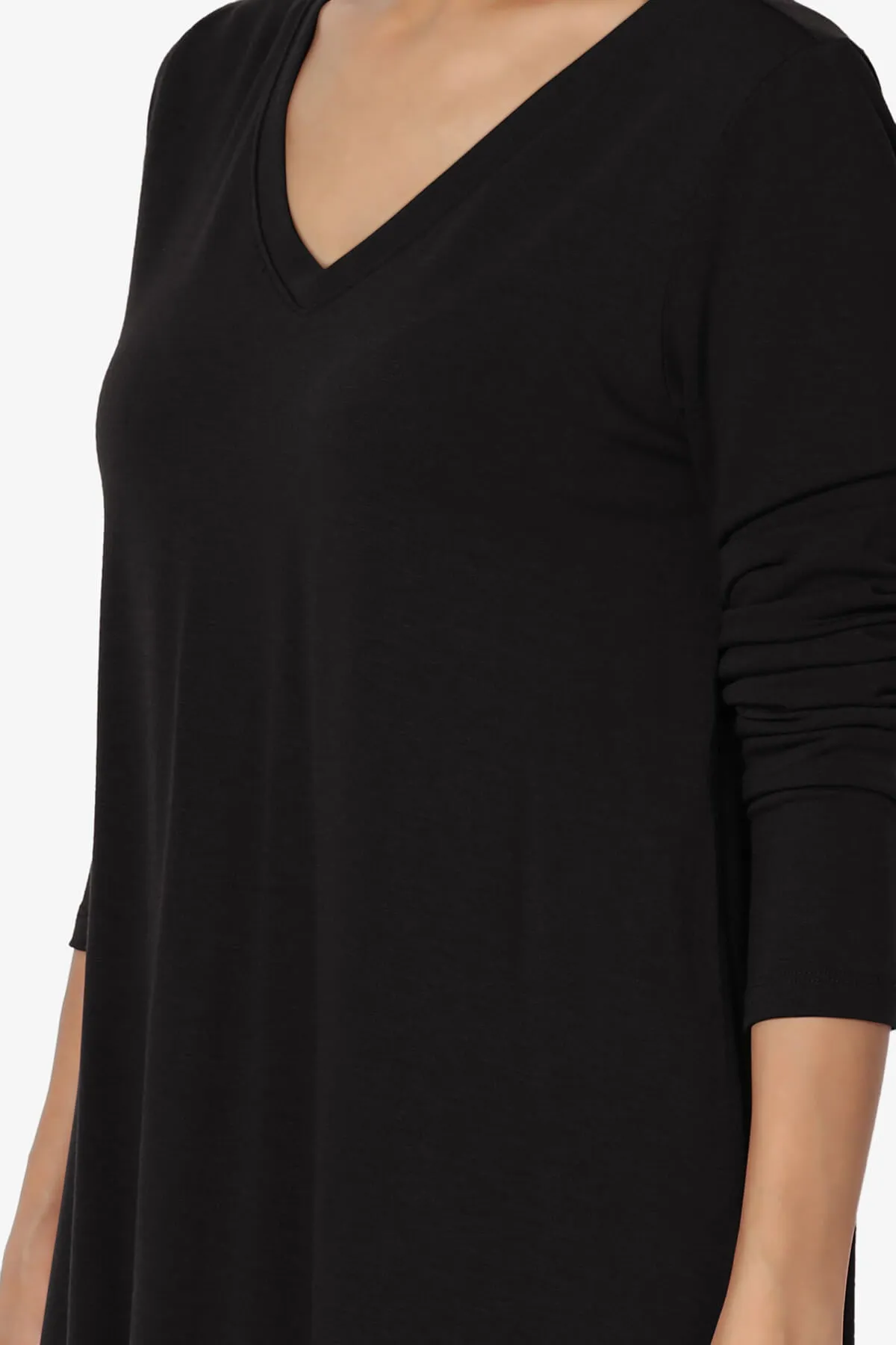 Ramada Long Sleeve Flowy Jersey Top