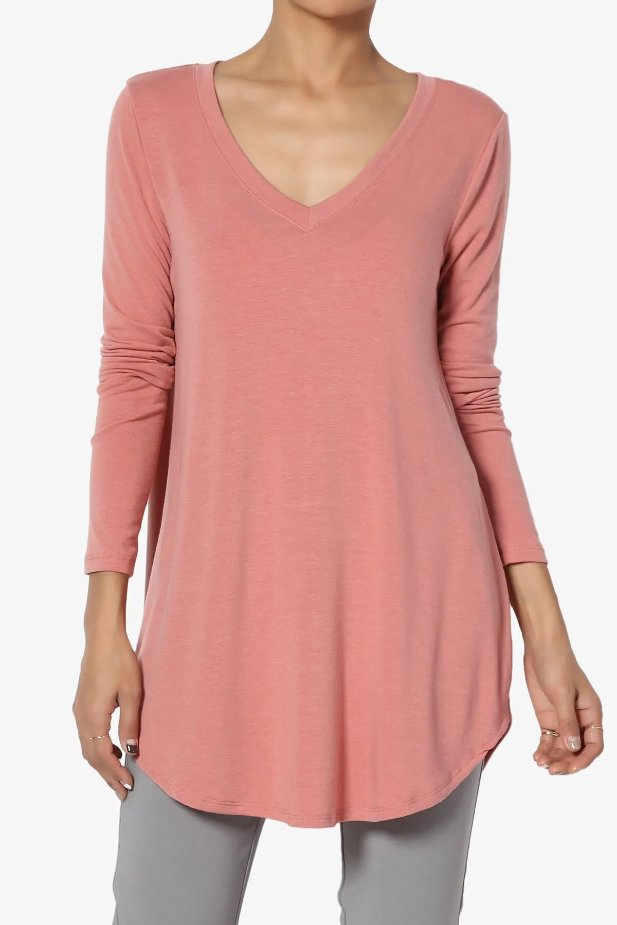Ramada Long Sleeve Flowy Jersey Top