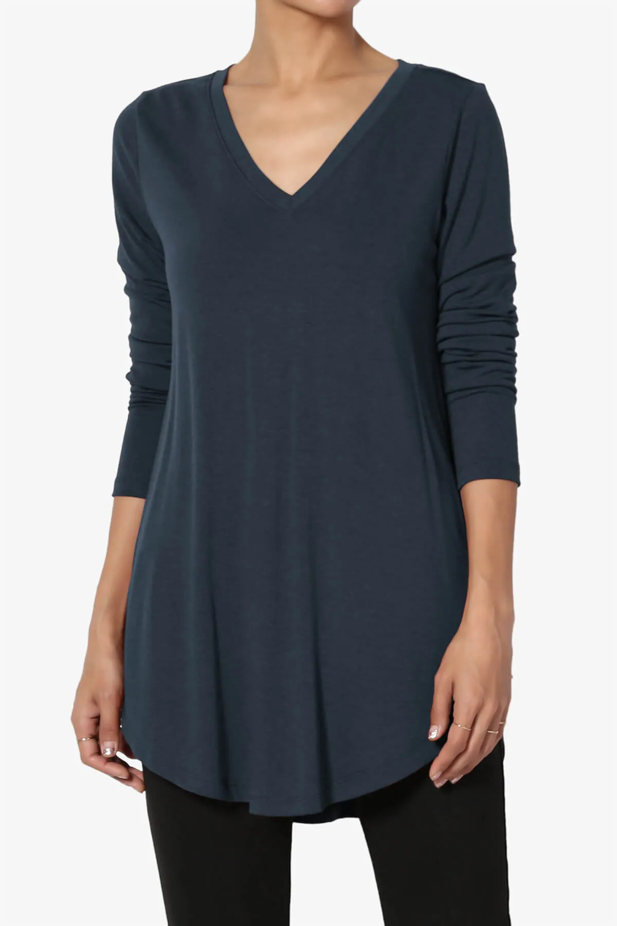 Ramada Long Sleeve Flowy Jersey Top