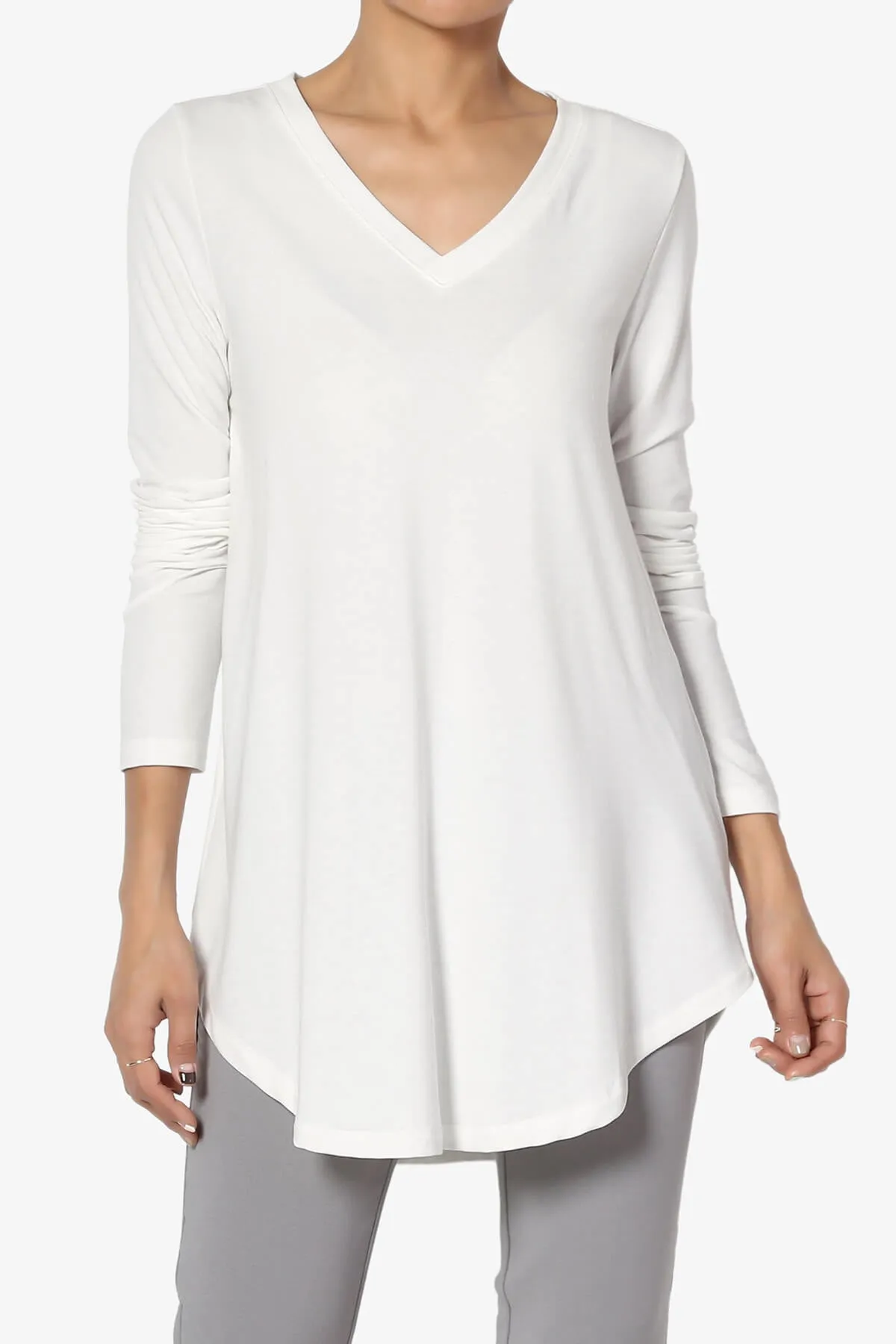 Ramada Long Sleeve Flowy Jersey Top