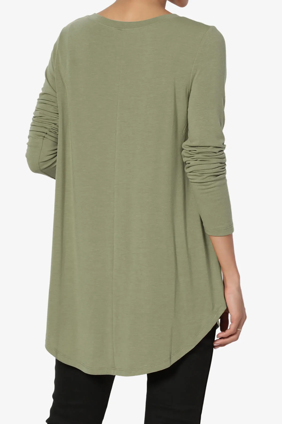 Ramada Long Sleeve Flowy Jersey Top