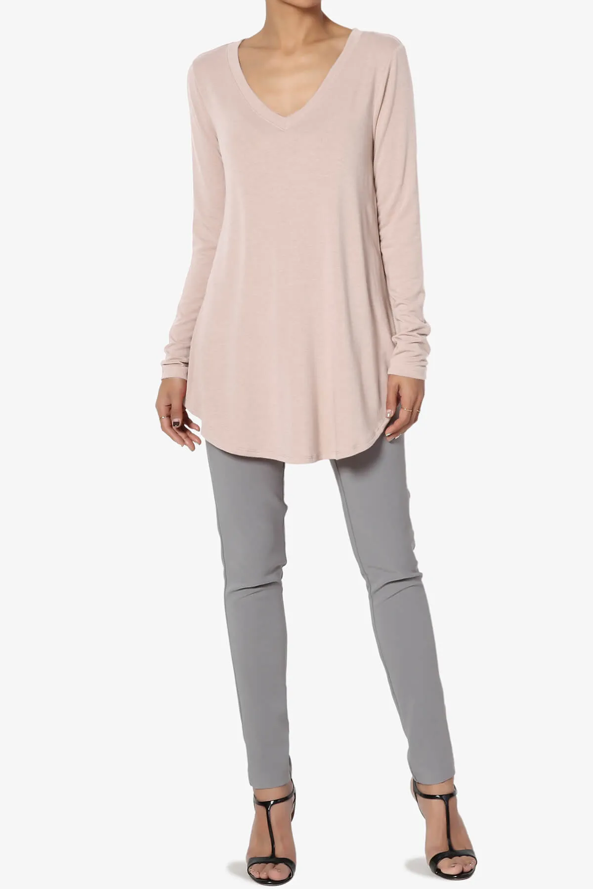 Ramada Long Sleeve Flowy Jersey Top