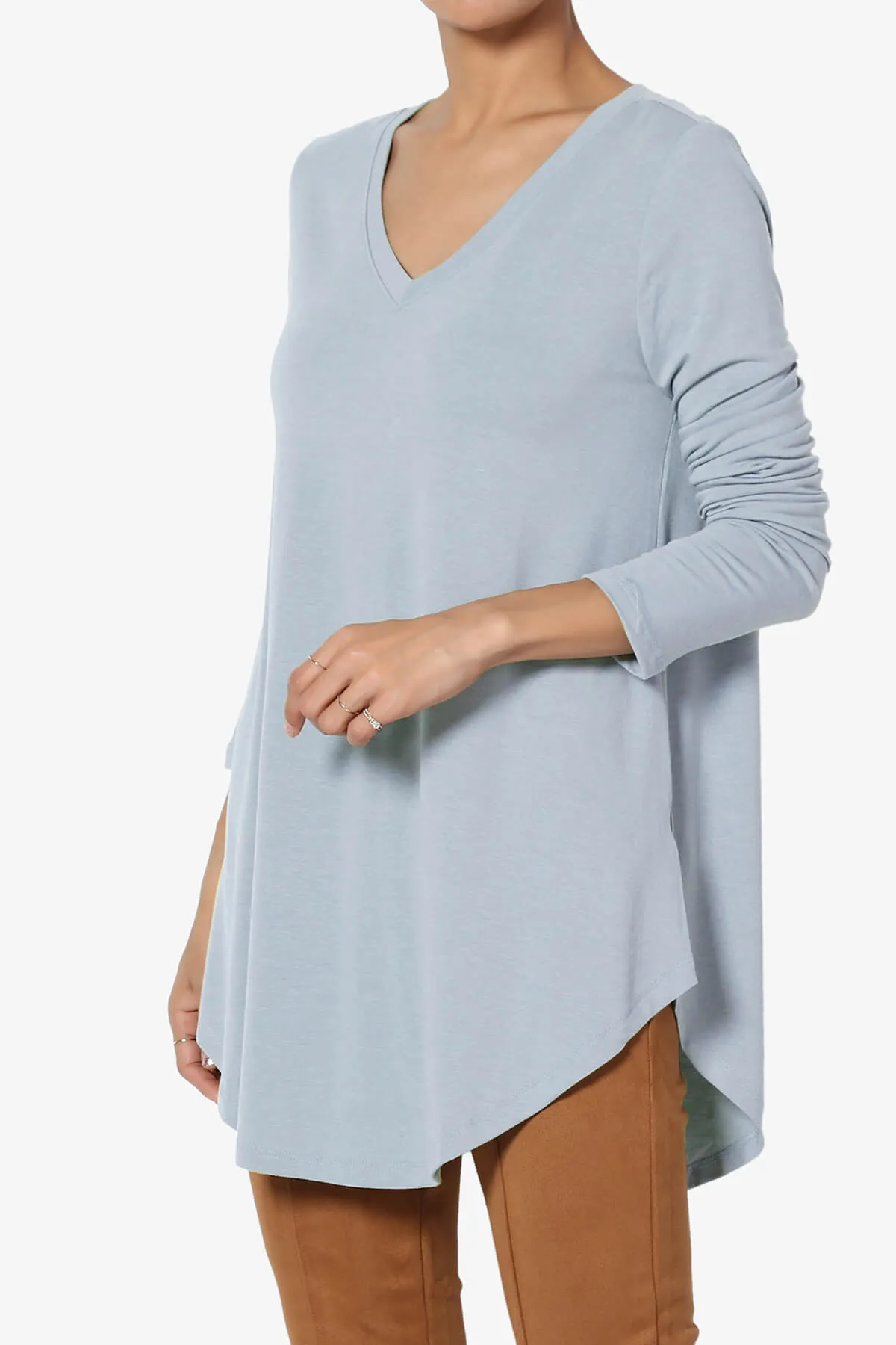 Ramada Long Sleeve Flowy Jersey Top