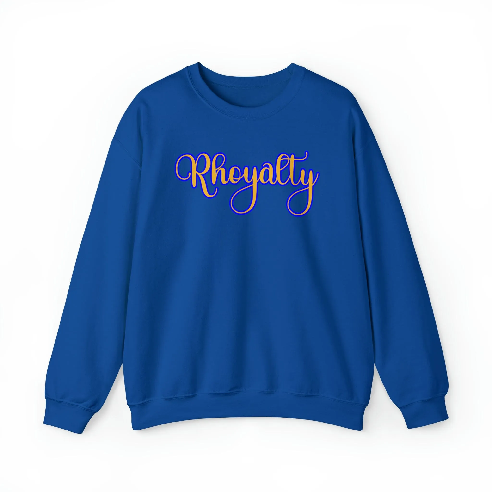 Rhoyalty Blue and Gold Crewneck Sweatshirt