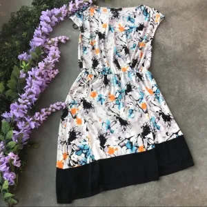 Robert Rodriguez Asymmetrical Floral Dress Size L