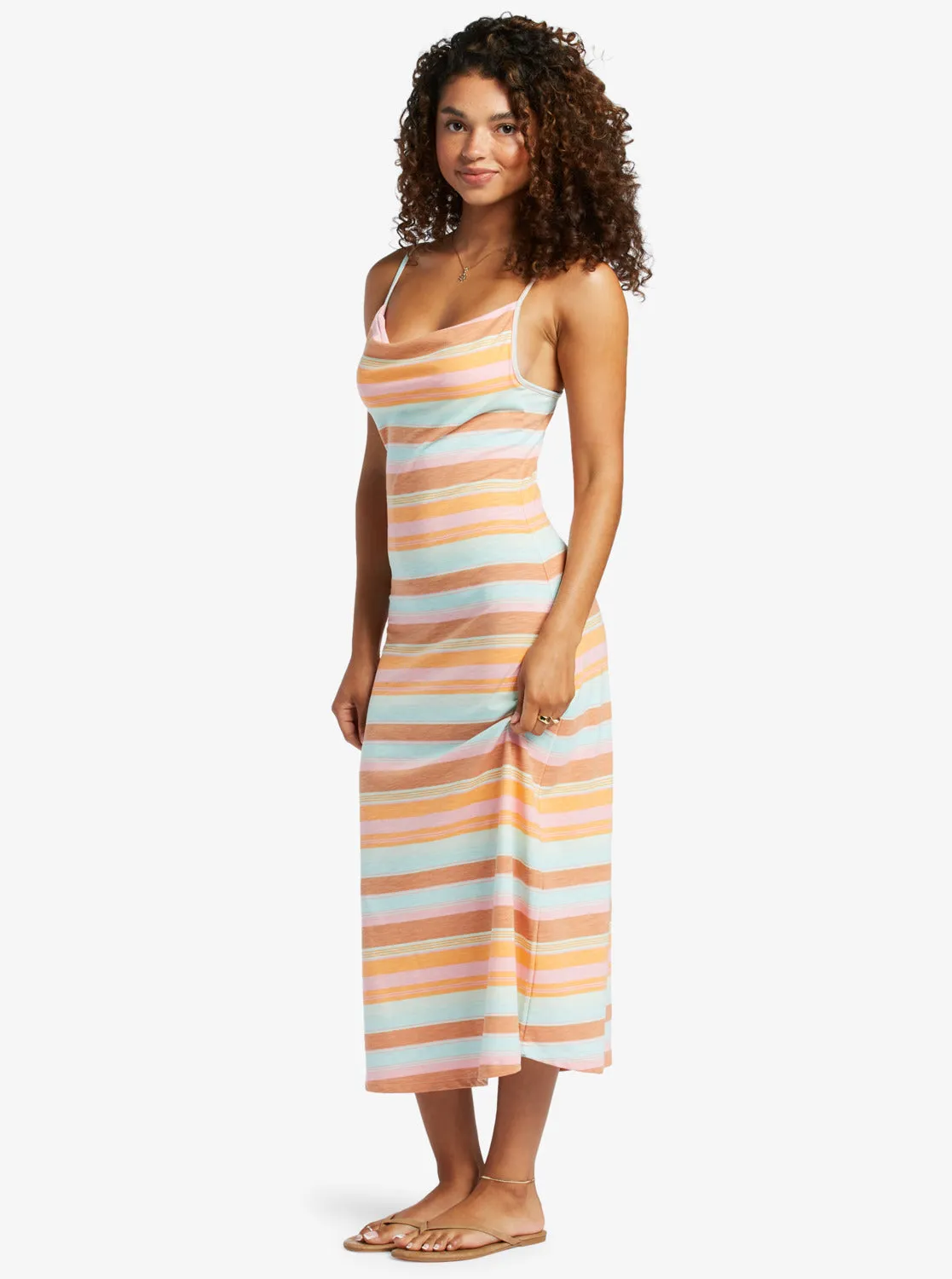 Roxy Womens Last Dance Midi Dress