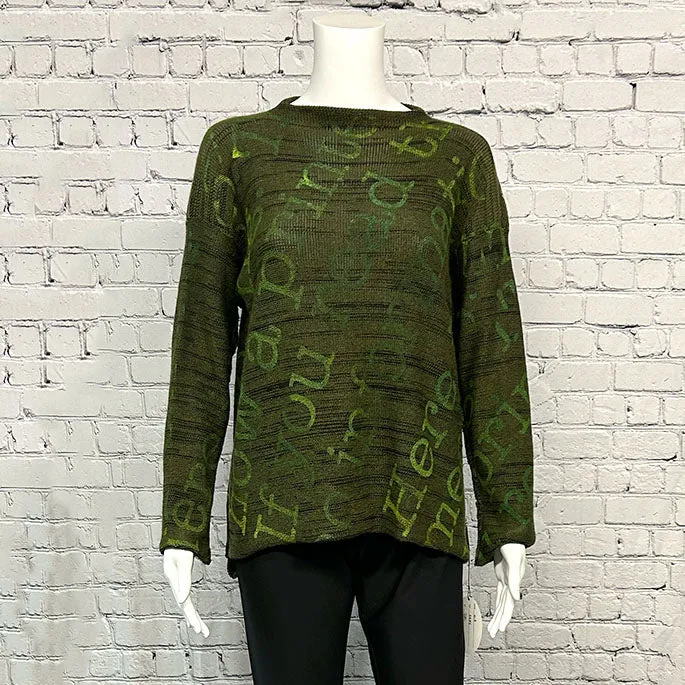 SALE! Mia Top in Army-Type by Paper Temples