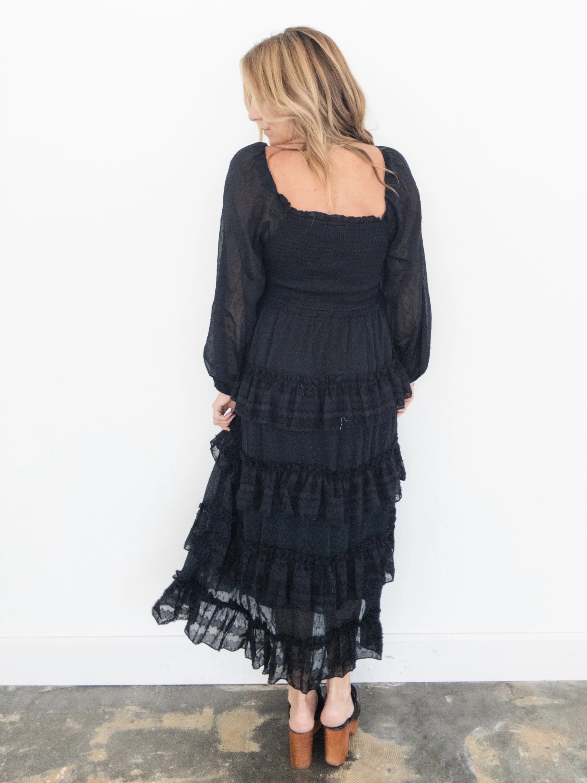 Salem Smocked Midi Dress
