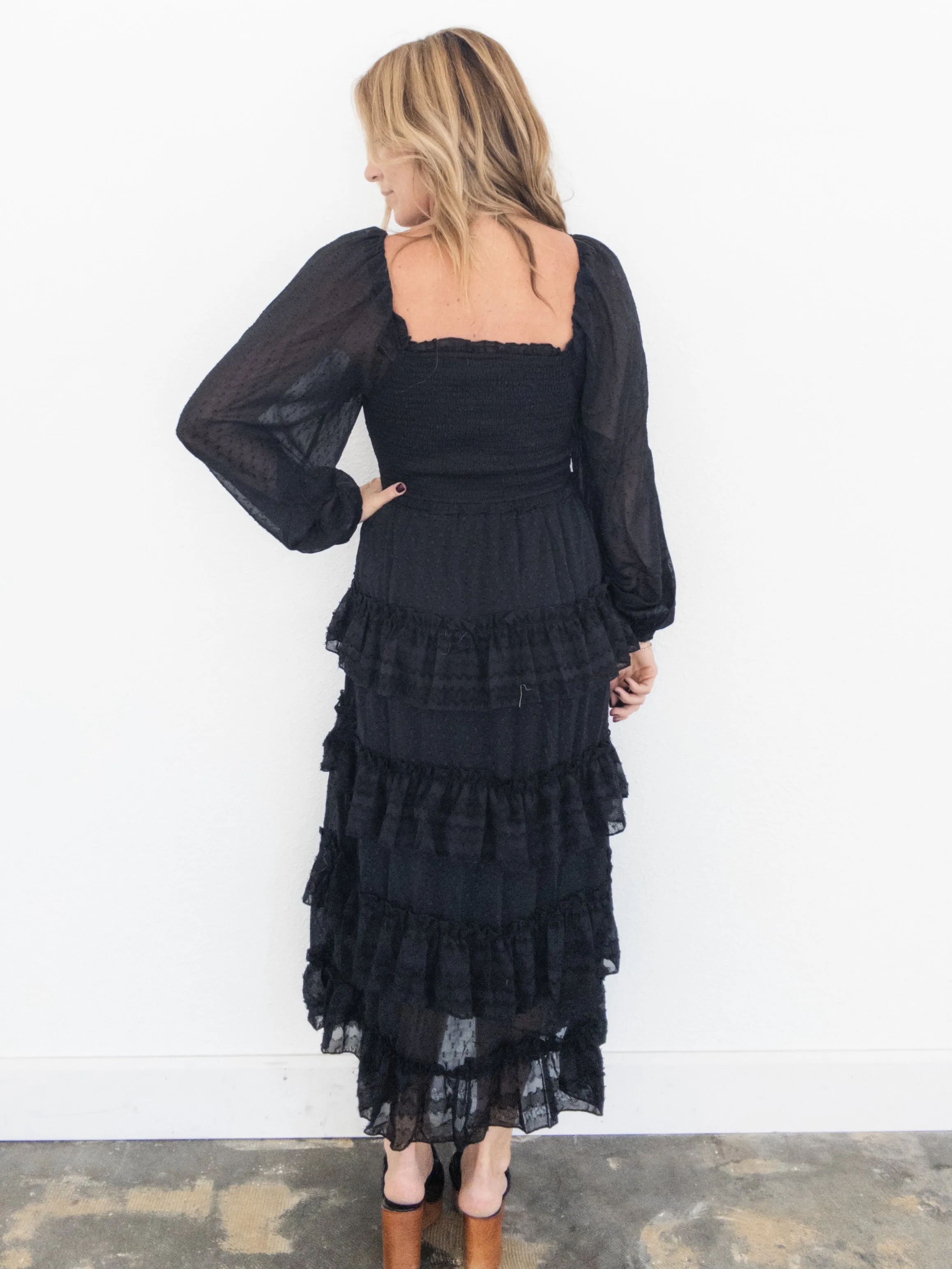 Salem Smocked Midi Dress