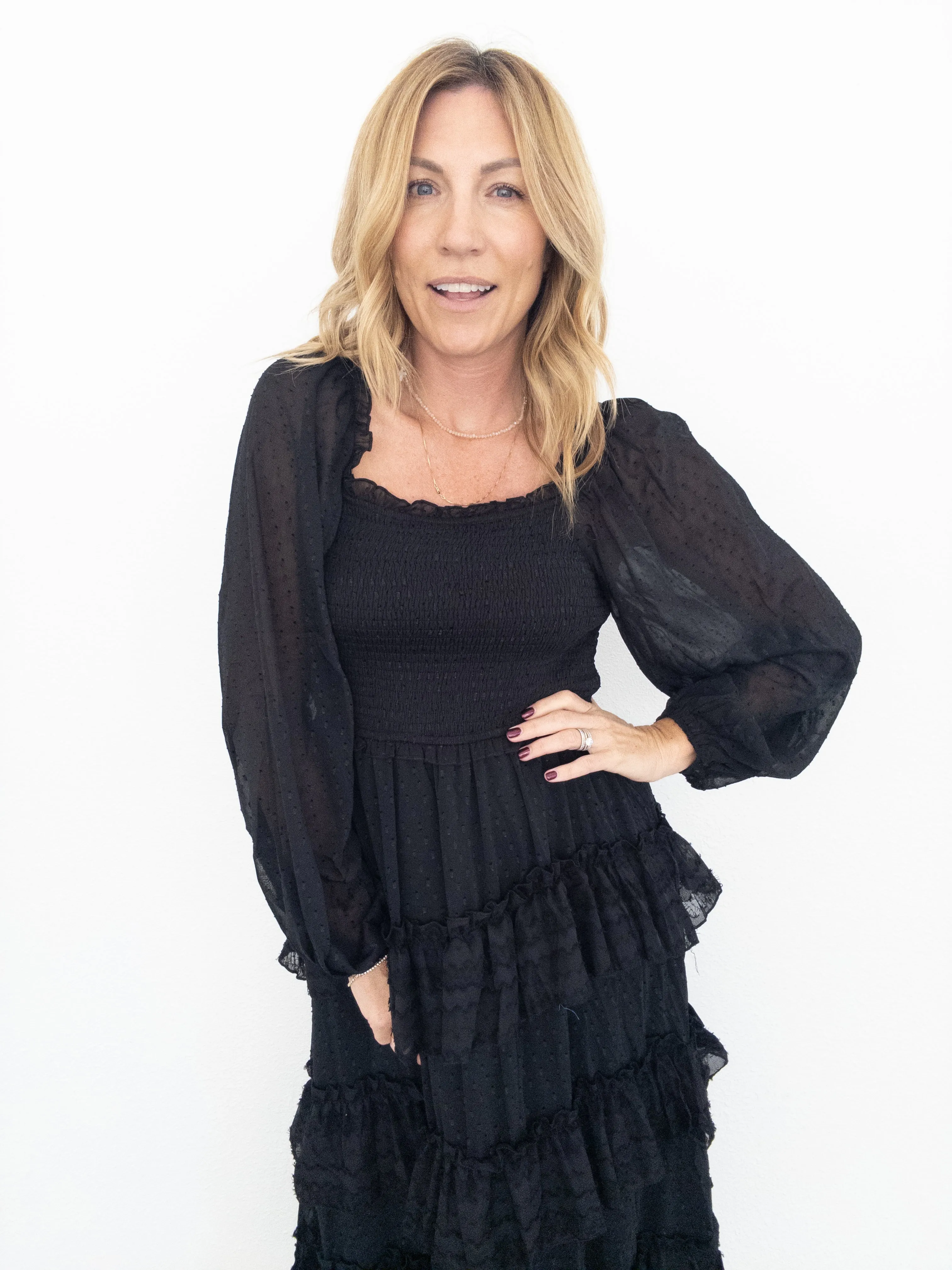 Salem Smocked Midi Dress