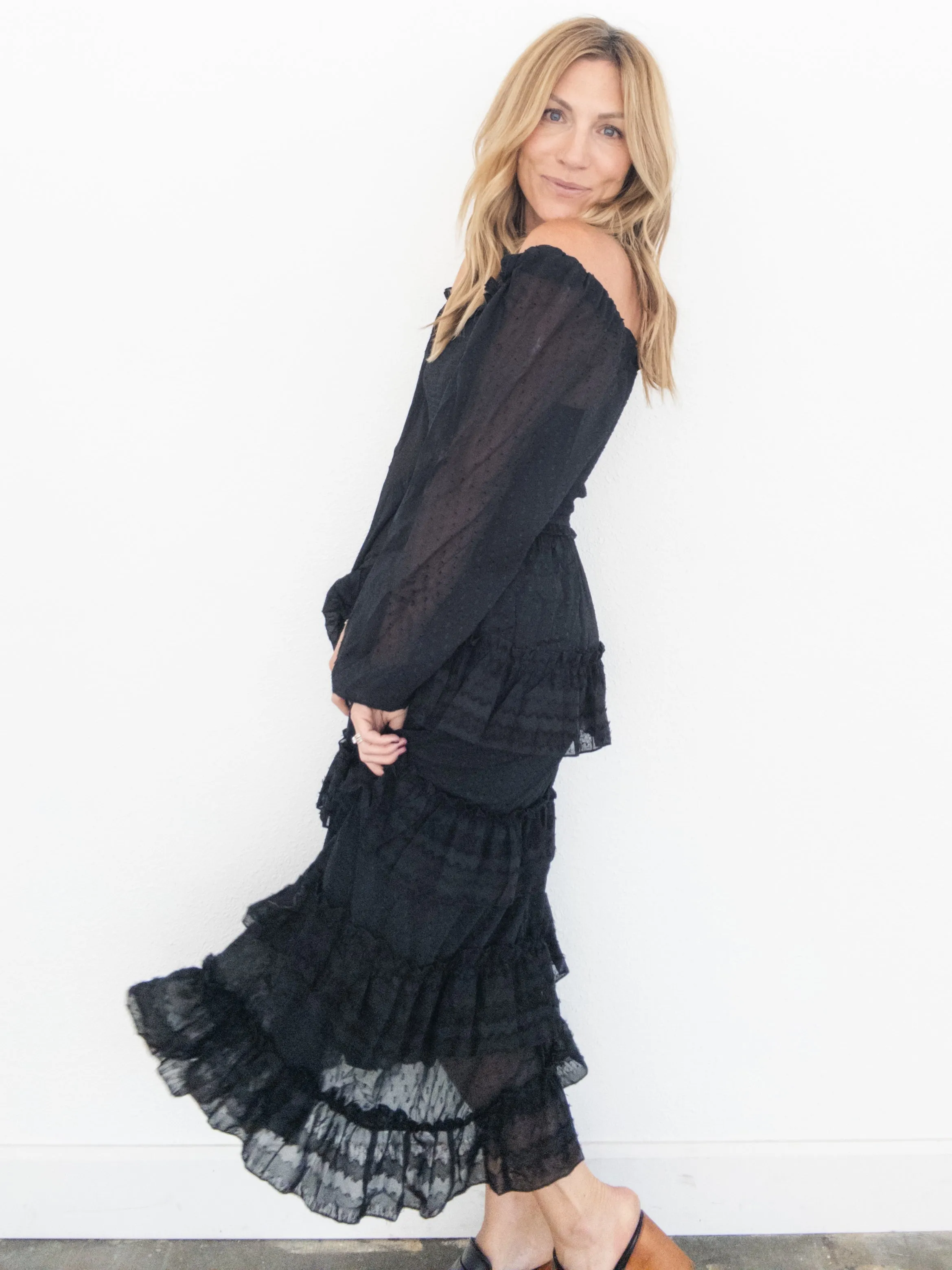 Salem Smocked Midi Dress