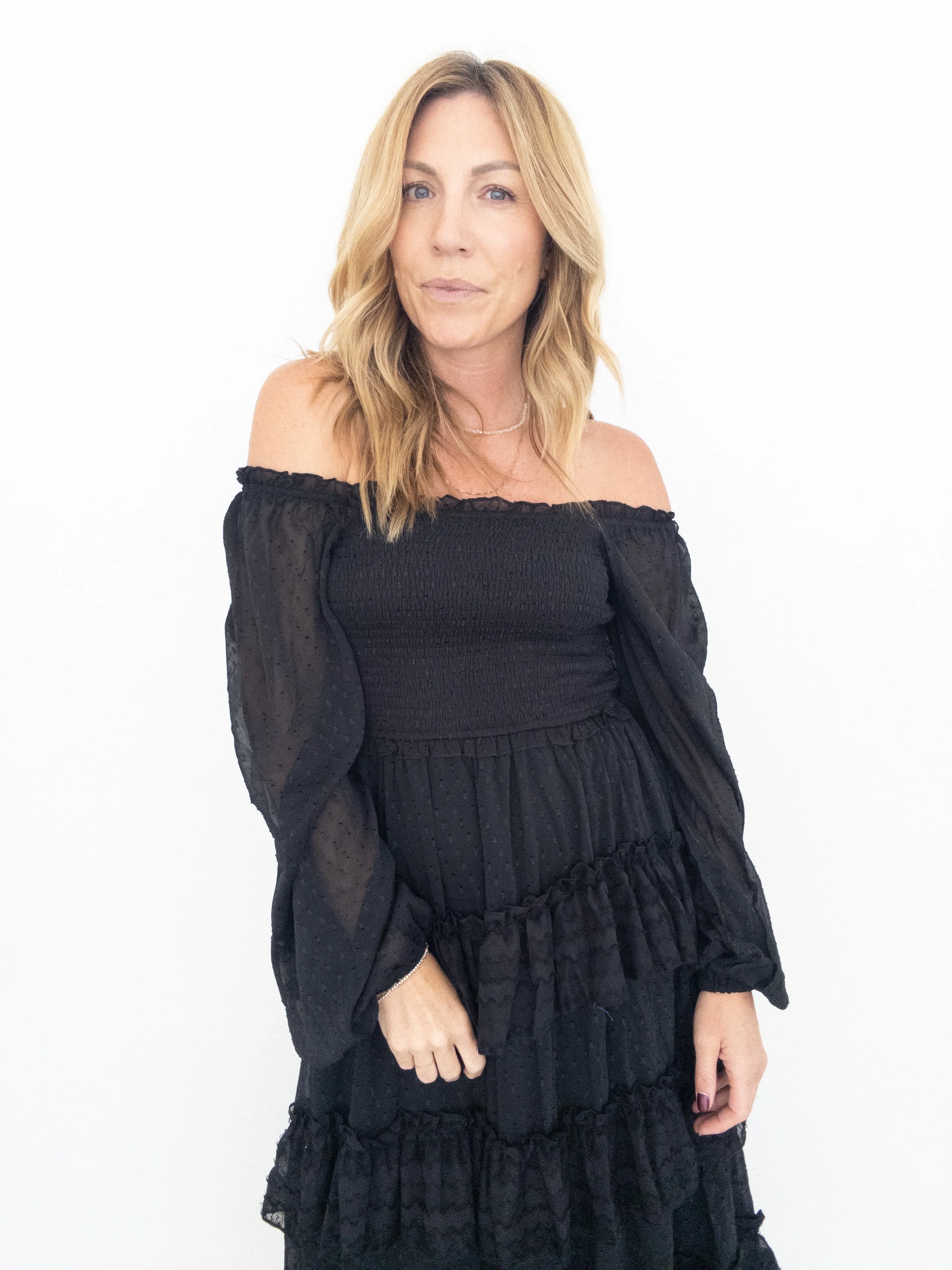 Salem Smocked Midi Dress
