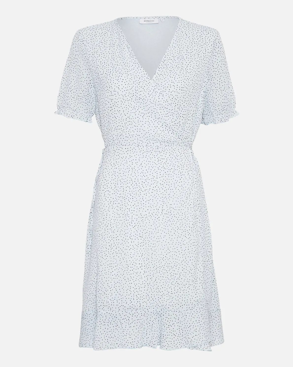 Samera Rikkelie Wrap Dress in Skyride Dot by MSCH Copenhagen