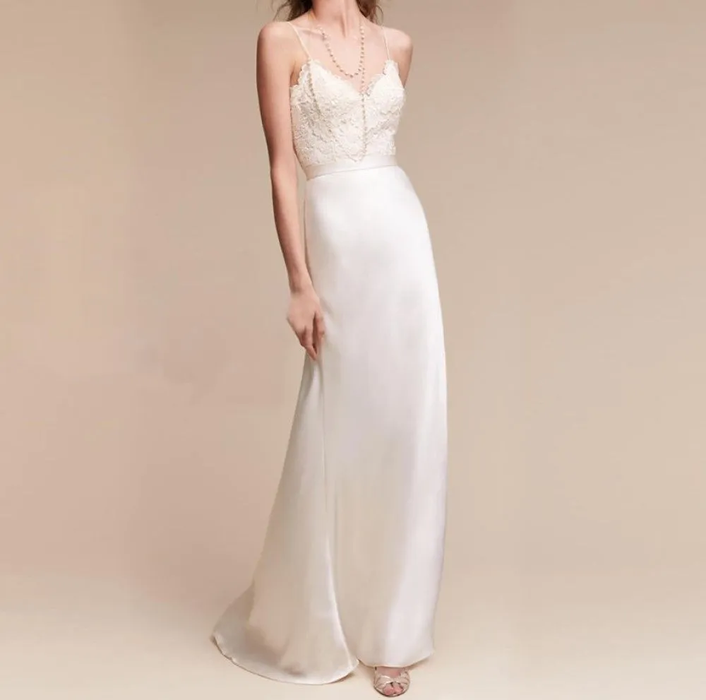 sd-hk Women V Neck Sweep Brush Train Satin Cap Sleeve Formal Plus Size Wedding Dresses with Draping