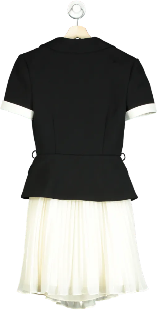 Self-Portrait Black Mini Dress UK 8