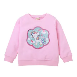Sequinned Unicorn Top- 3 Colours