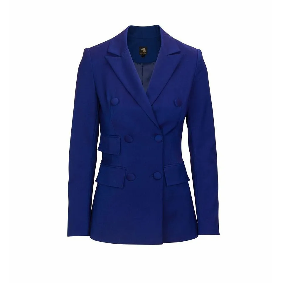 Seville Double Breasted Blue Blazer