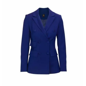 Seville Double Breasted Blue Blazer
