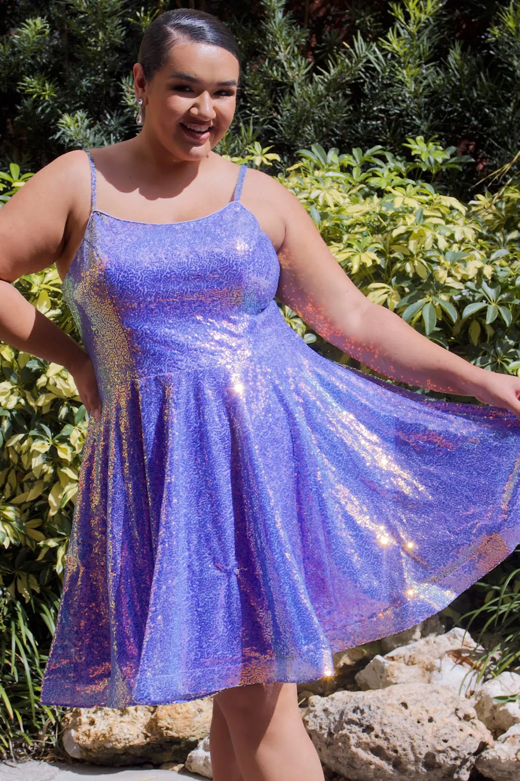Shade Shifter Party Dress