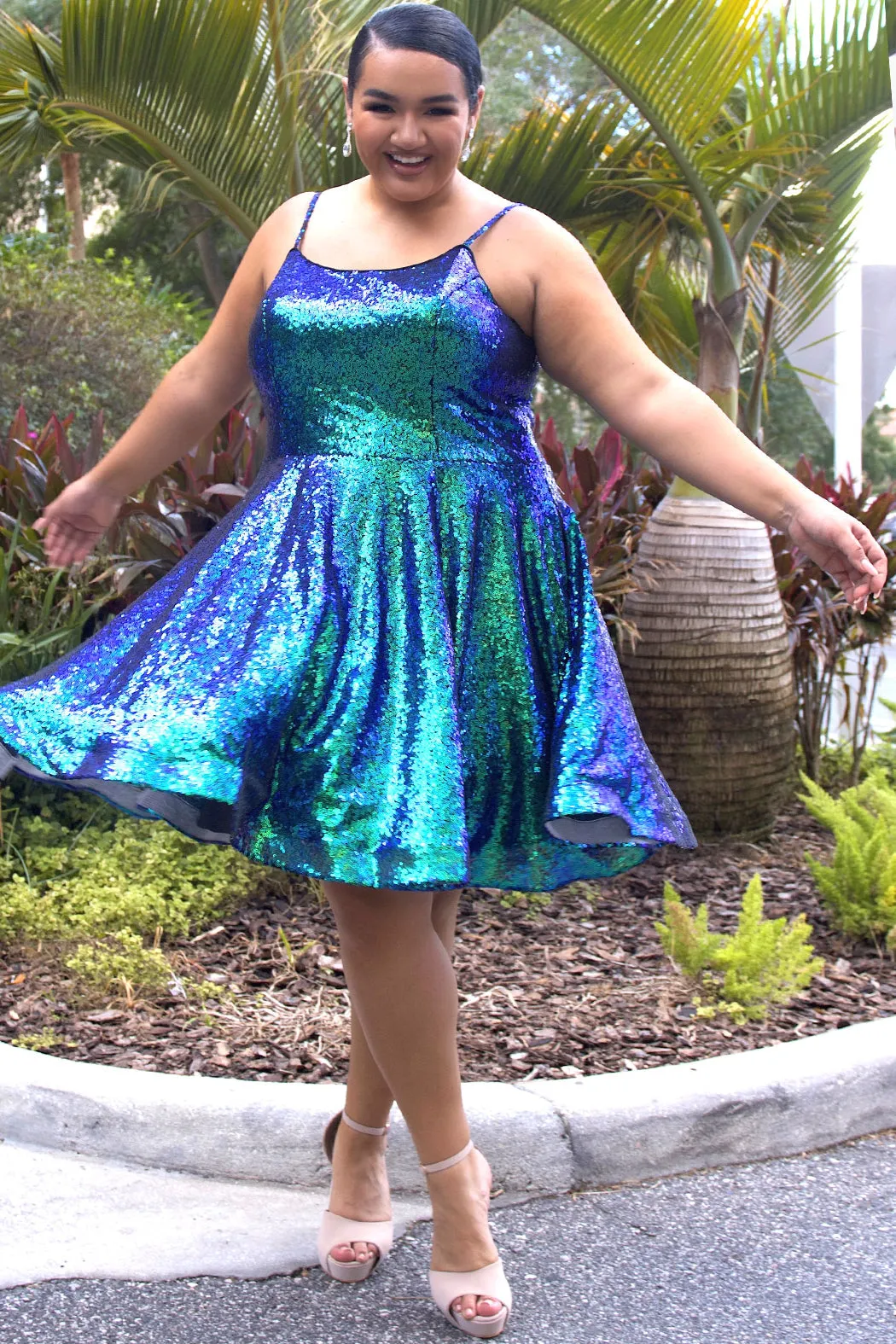 Shade Shifter Party Dress