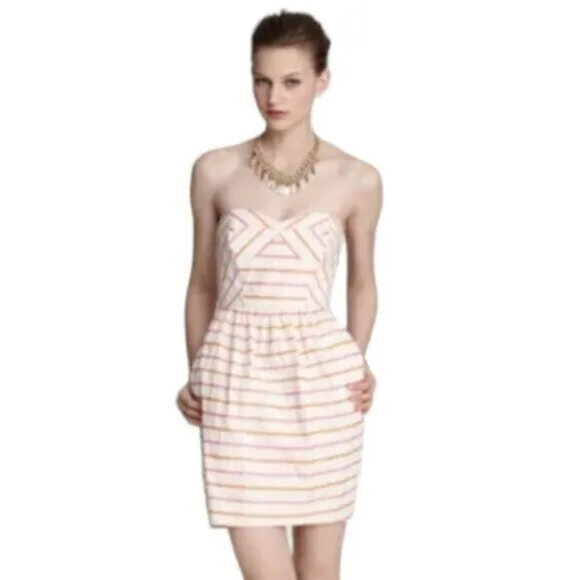 Shoshanna Frannie Strapless Mini Dress