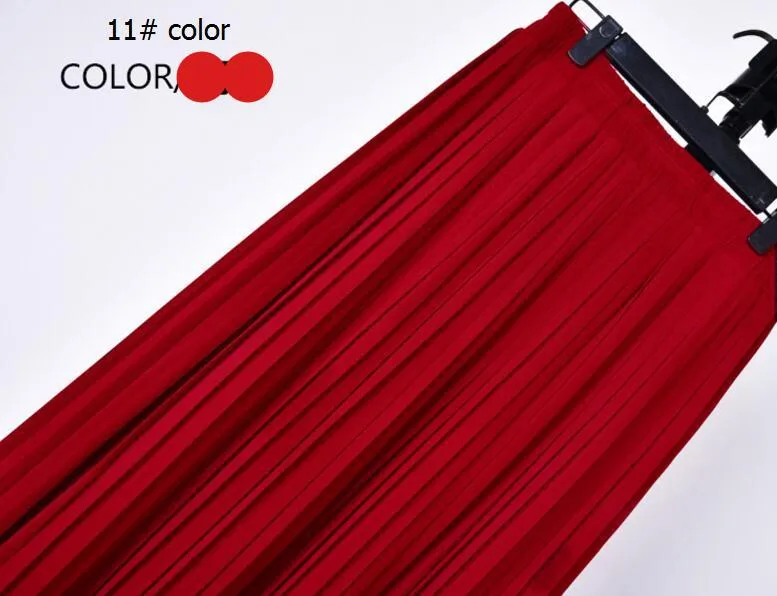 Skylar Pleated Chiffon Skirt