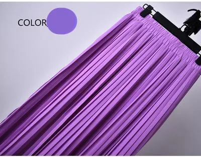 Skylar Pleated Chiffon Skirt