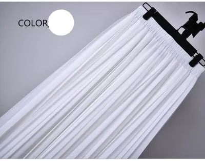 Skylar Pleated Chiffon Skirt