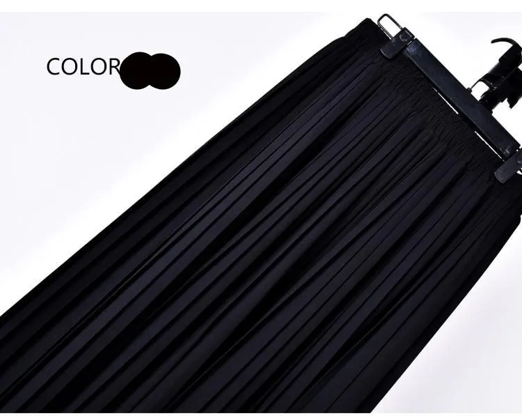 Skylar Pleated Chiffon Skirt