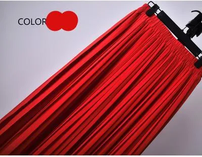 Skylar Pleated Chiffon Skirt