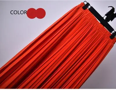 Skylar Pleated Chiffon Skirt