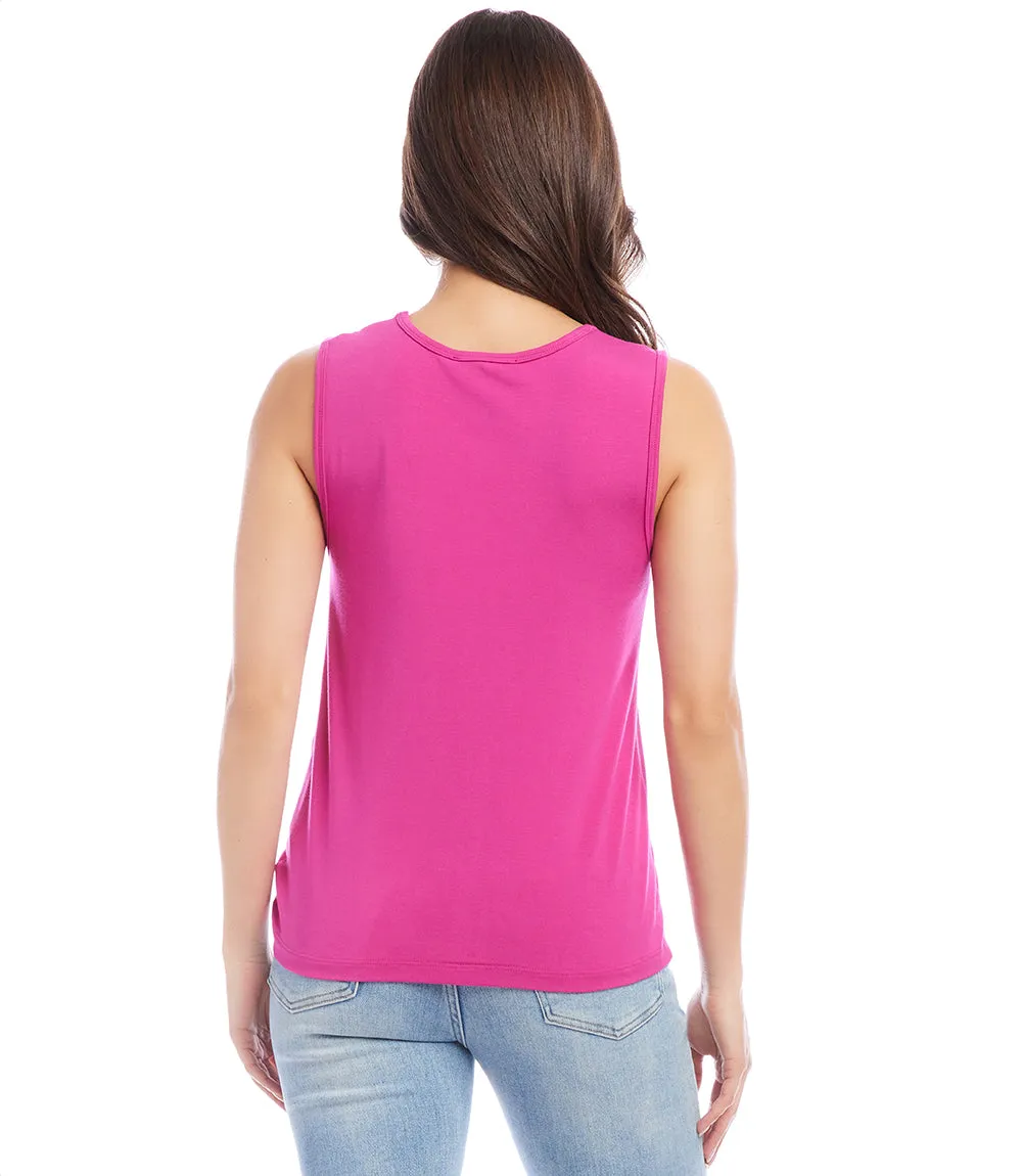 Sleeveless Pick Up Top