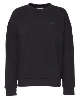 Small Logo Sweatshirt in Black/Black