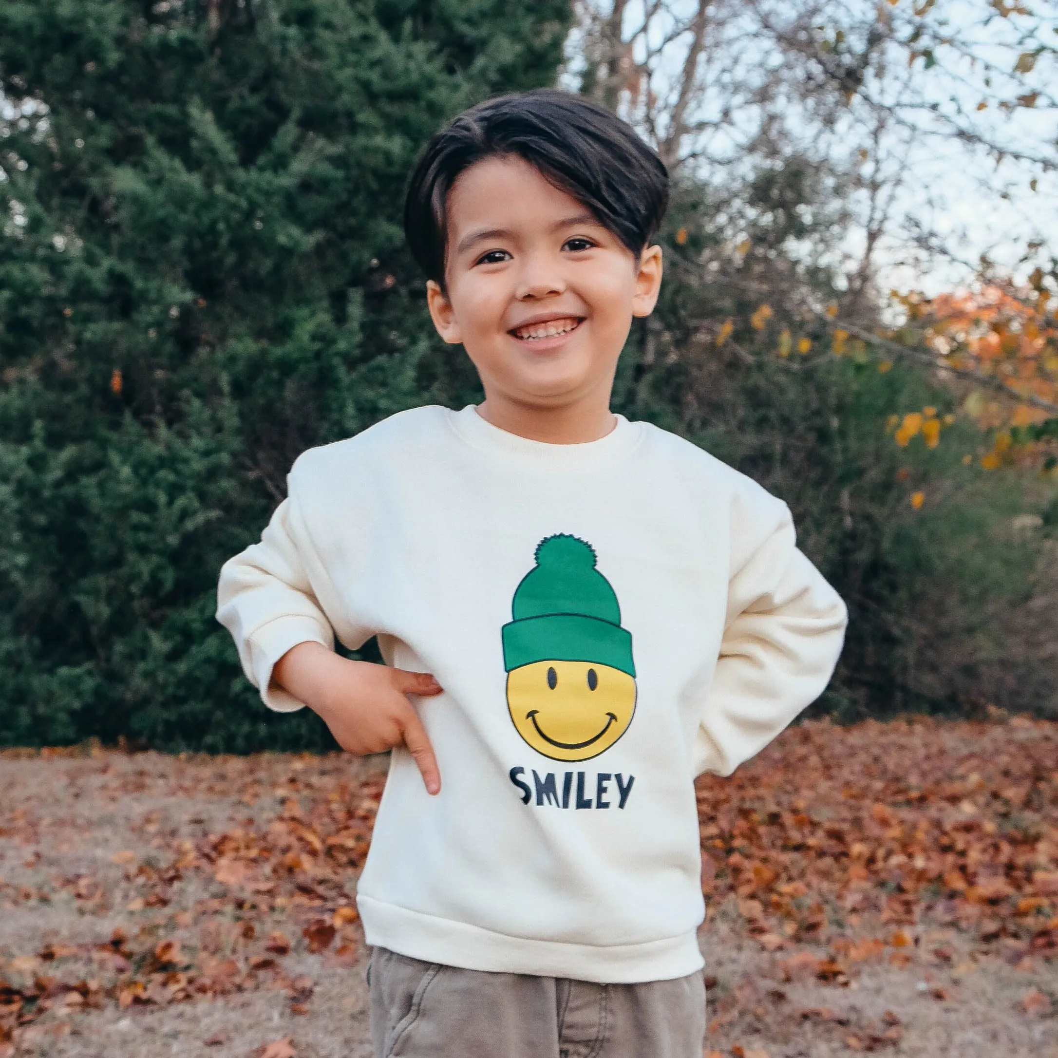 Smiley Family Matching Sweatshirt