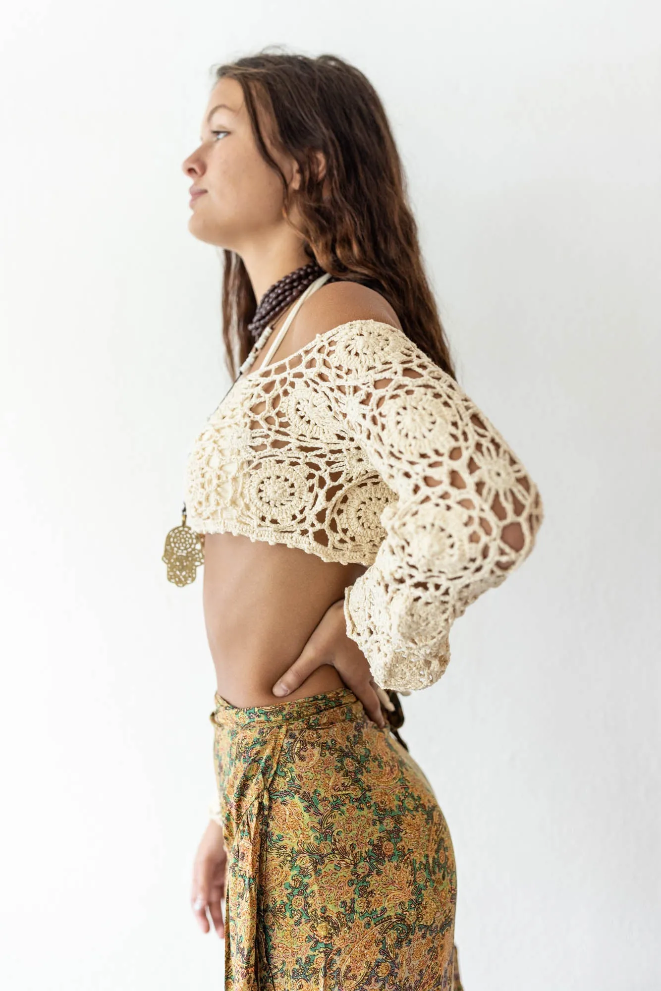 Social Crochet Crop Top