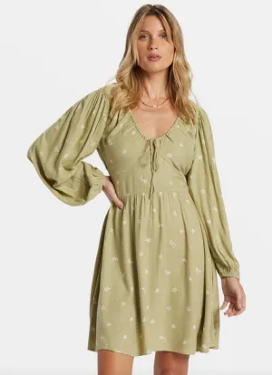 Sol Love Mini Dress - Avocado