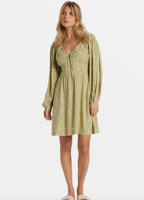 Sol Love Mini Dress - Avocado